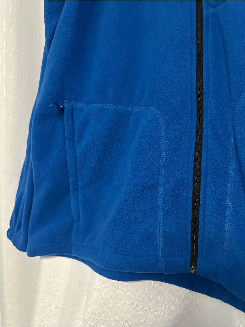 Columbia Sportswear Men’s 3XL Blue Full Zip Fleece Jacket Zip Pockets - Picture 2 of 6